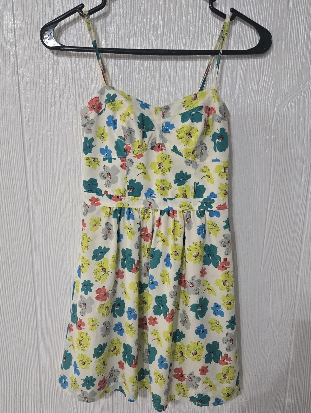 American Eagle Multicolor Floral Strappy Feminine Sundress Women's Size 00 Y2K